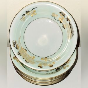 (6) Fruit Bowl Bundle Noritake Blue and Gold Bowls #5296 Vintage China